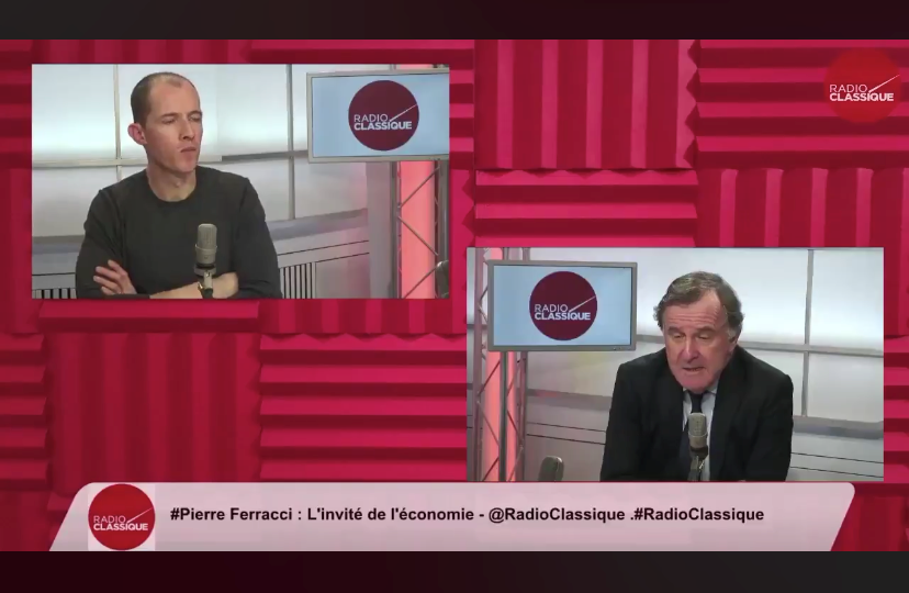 Pierre Ferracci, l'Invité de l'économie, émission animée par Dimitri Pavlenko sur Radio Classique vendredi 10 janvier 2020