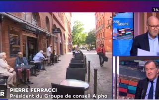Pierre Ferracci était l'invité de Pascal Perri dans son émission "Perri Scope", le 2 juin 2020, sur LCI Pierre Ferracci était l'invité de Pascal Perri dans son émission "Perri Scope", le 2 juin 2020, sur LCI