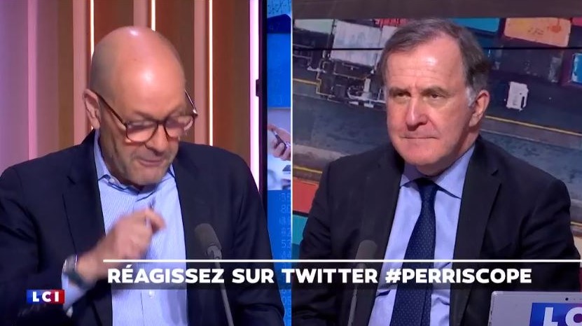 Pierre Ferracci était l'invité de Pascal Perri dans son émission "Perri Scope", le 2 juin 2020, sur LCI Pierre Ferracci était l'invité de Pascal Perri dans son émission "Perri Scope", le 2 juin 2020, sur LCI