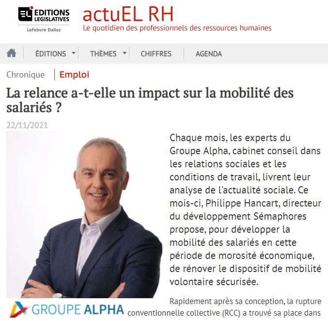 La relance a-t-elle un impact sur la mobilité des salariés ?
