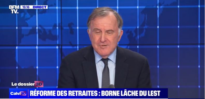 Pierre Ferracci était l'invité d'Yves Calvi dans Calvi 3D sur BFMTV le 6 février 2023