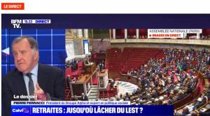 Pierre Ferracci était l'invité d'Yves Calvi dans Calvi 3D sur BFMTV le 6 février 2023