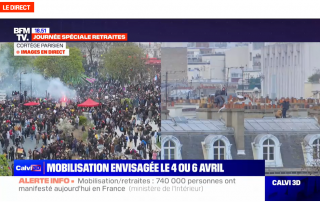 Pierre Ferracci était l'invité d'Yves Calvi dans Calvi 3D sur BFMTV le 28 mars 2023