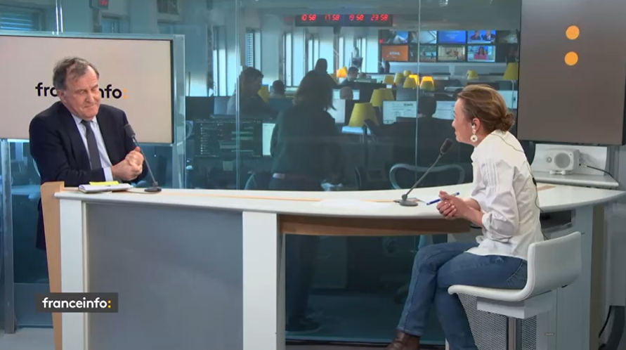 Pierre Ferracci était "l'invité éco" sur France Info, le 12 avril 2023