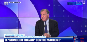 Pierre Ferracci était l'invité de La Grande Interview sur BFM Business, le 17 avril 2023