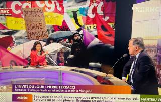 Pierre Ferracci, "l'invité du jour" dans Apolline Matin sur RMC Info, le 5 avril 2023