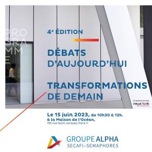 [Invitation] 4ème édition des Débats d'aujourd'hui, Transformations de demain