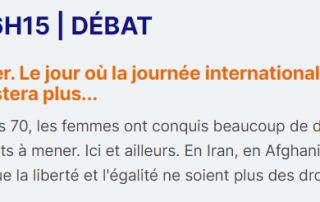 "#WomanPower. Le jour où la journée internationale du droit des femmes n’existera plus..." à La REF 23, avec Pierre Ferracci "#WomanPower. Le jour où la journée internationale du droit des femmes n’existera plus..." à La REF 23, avec Pierre Ferracci