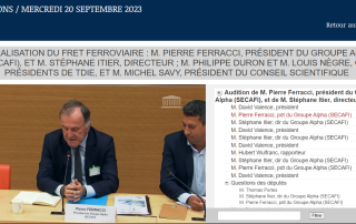 Audition de Pierre Ferracci, président du Groupe Alpha, et de M. Stéphane Itier, directeur régional chez Secafi