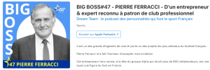 Pierre Ferracci était au micro de Pierre Moreau dans son Podcast Dream Team le 21 janvier 2024
