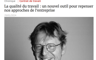 La qualité du travail : un nouvel outil pour repenser nos approches de l’entreprise