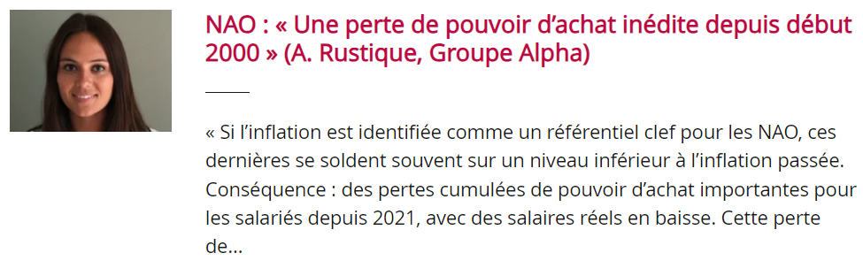 La note NAO 2024 du Centre Etudes & Data dans la presse