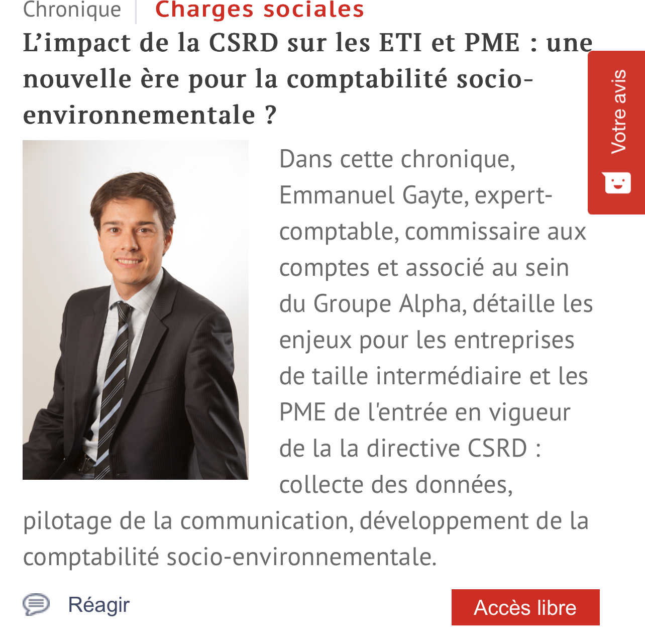 L’impact de la CSRD sur les ETI et PME : une nouvelle ère pour la comptabilité socio-environnementale ?