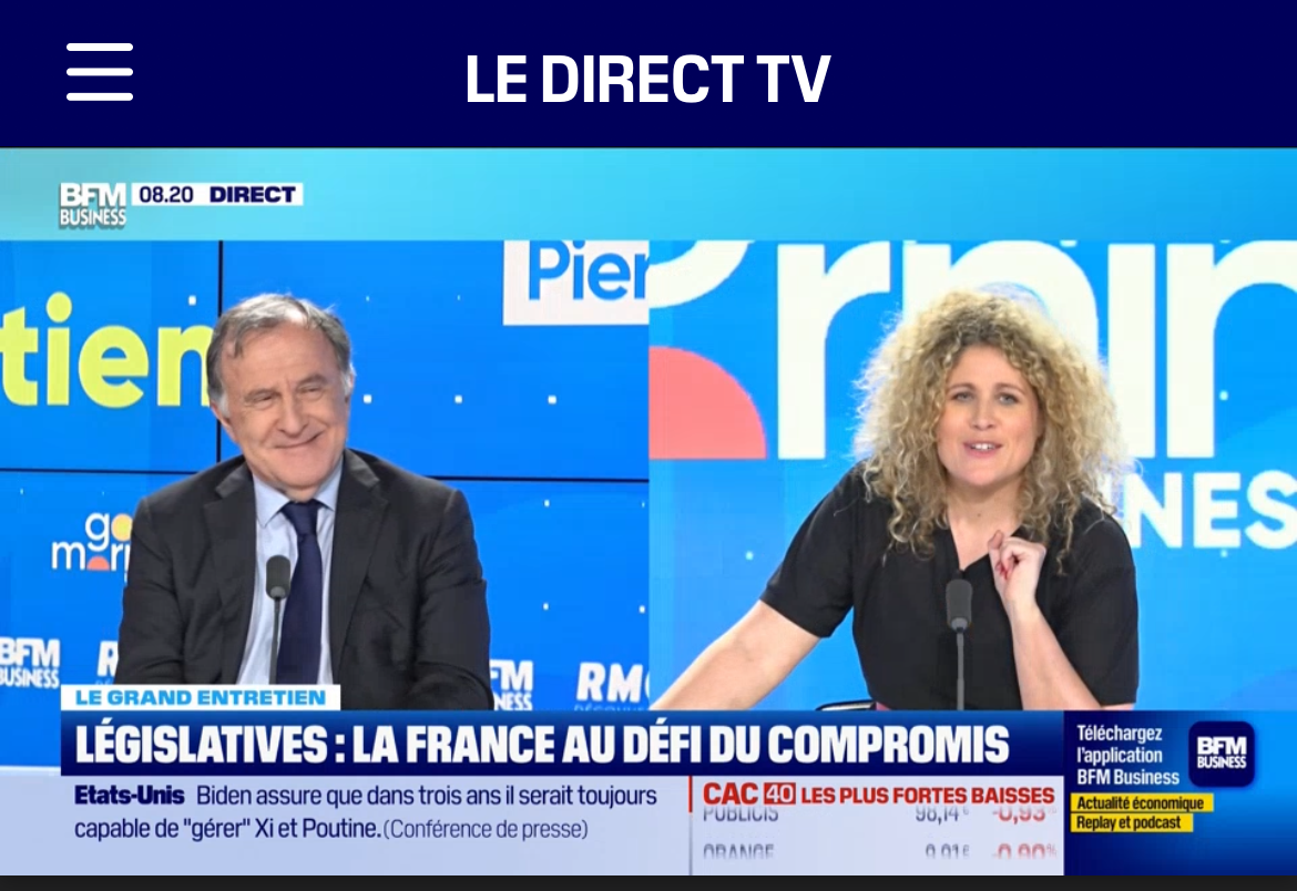 Pierre Ferracci était l'invité du Grand entretien sur BFM Business, le 12 juillet 2024