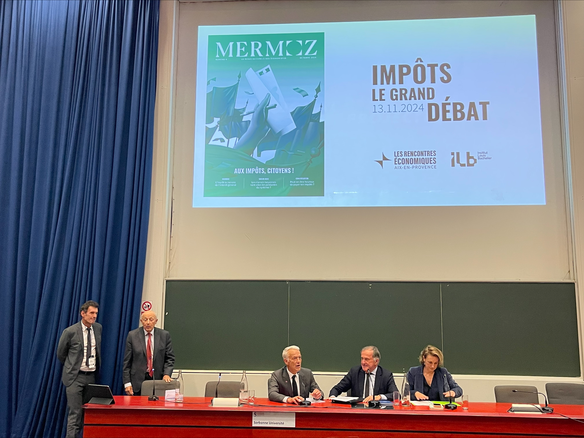 Pierre Ferracci, animateur de "Les impôts, investir ou consommer ?", dans le cadre de l'événement organisé par Le Cercle des Economistes "Impôts, le grand Débat"