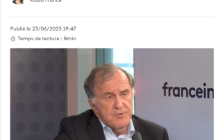 Pierre Ferracci était L'invité éco d'Isabelle Raymond sur franceinfo, lundi 23 juin 2025 Pierre Ferracci était L'invité éco d'Isabelle Raymond sur franceinfo, lundi 23 juin 2025