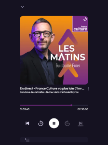Pierre Ferracci au micro de Guillaume Erner in Les Matins de France Culture, mercredi 25 juin 2025