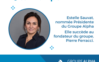 Estelle Sauvat, Présidente du Groupe Alpha depuis le 19 juin 2025