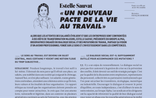 "Un nouveau pacte de la vie au travail", une tribune d'Estelle Sauvat dans L'Hémicycle