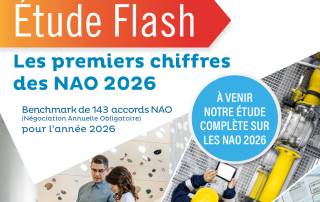 Publication de l'étude Flash Les premiers chiffres des NAO 2026