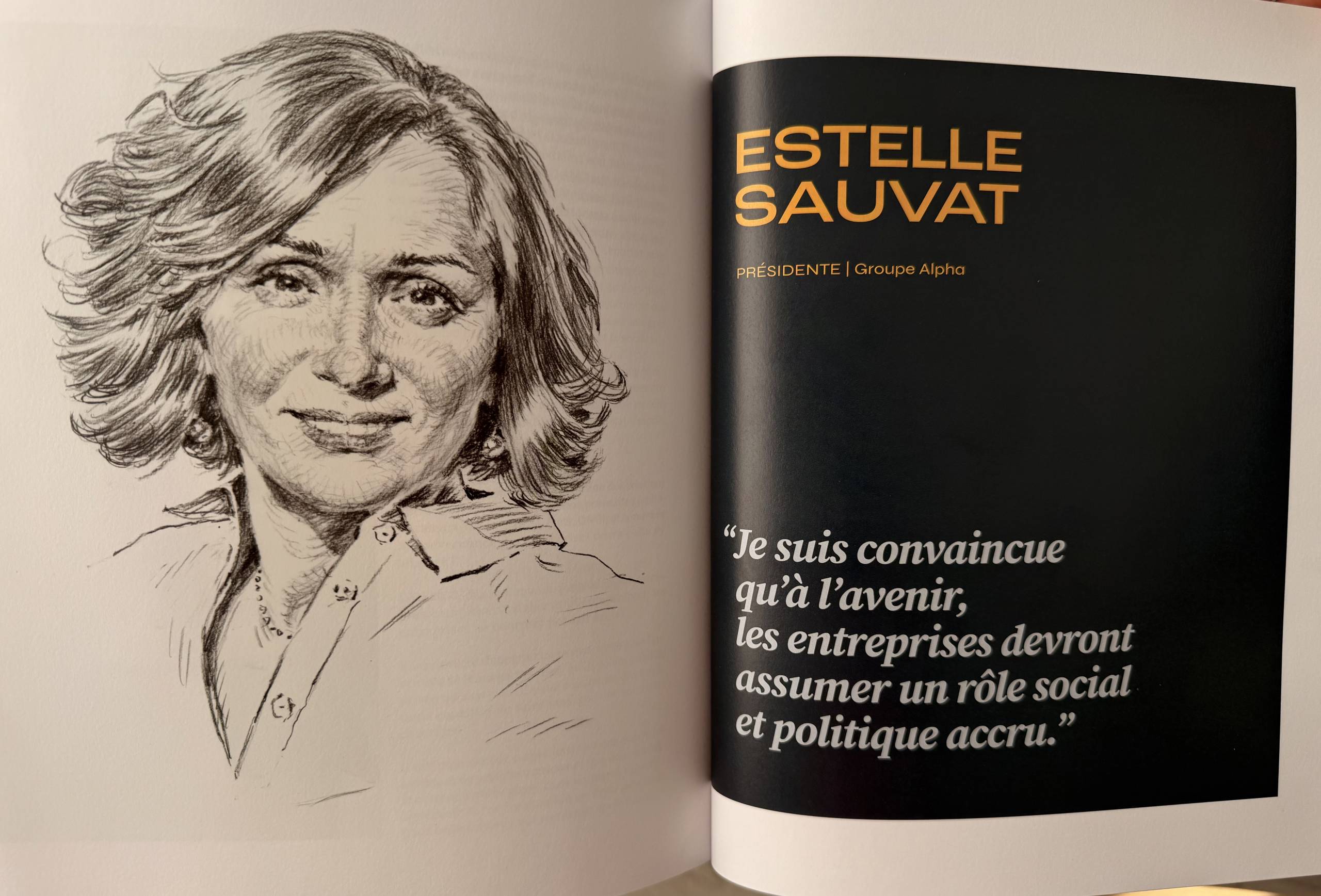 "Je suis convaincue qu’à l’avenir, les entreprises devront assumer un rôle social et politique accru" Estelle Sauvat in "Vers 2050" de l'Institut de l'Entreprise