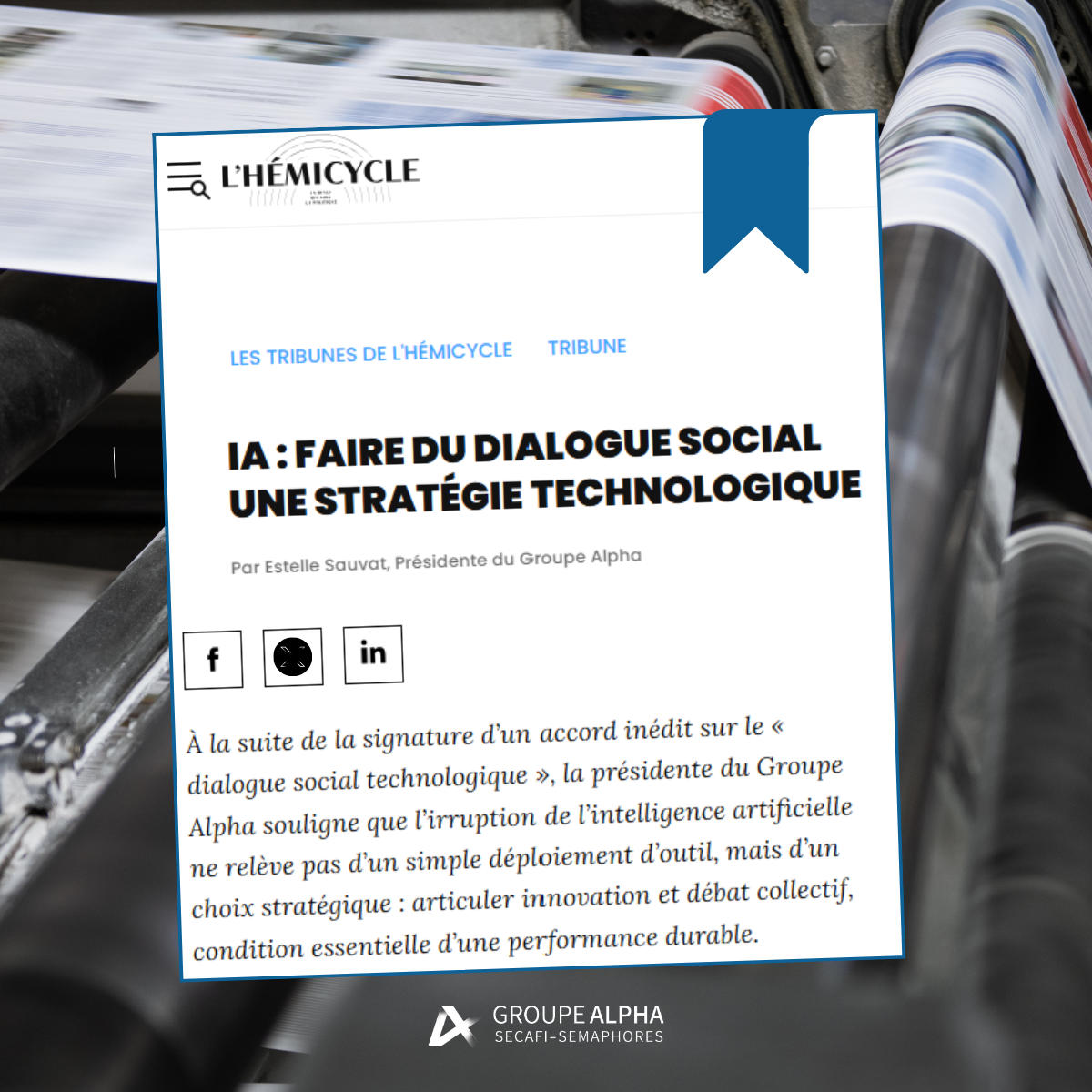 Groupe Alpha - Bienvenue