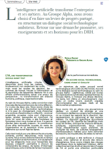 "Accord social technologique : une boussole collective pour l’ère de l’IA" Une tribune d'Estelle Sauvat in Mag RH