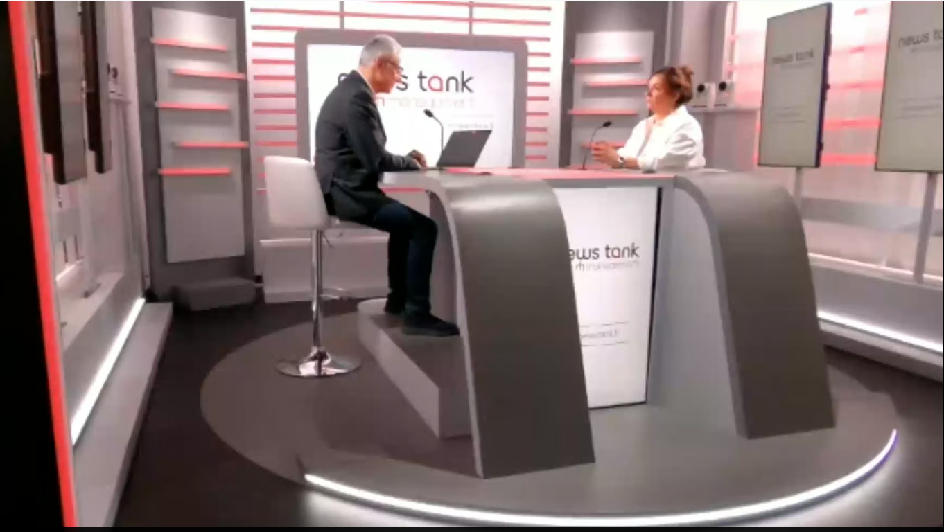 Estelle Sauvat répond aux questions de News Tank TV : Rupture conventionnelle, transparence salariale…
