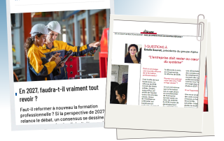 "L'entreprise doit rester au cœur du système", Trois questions à Estelle Sauvat in Centre-Inffo