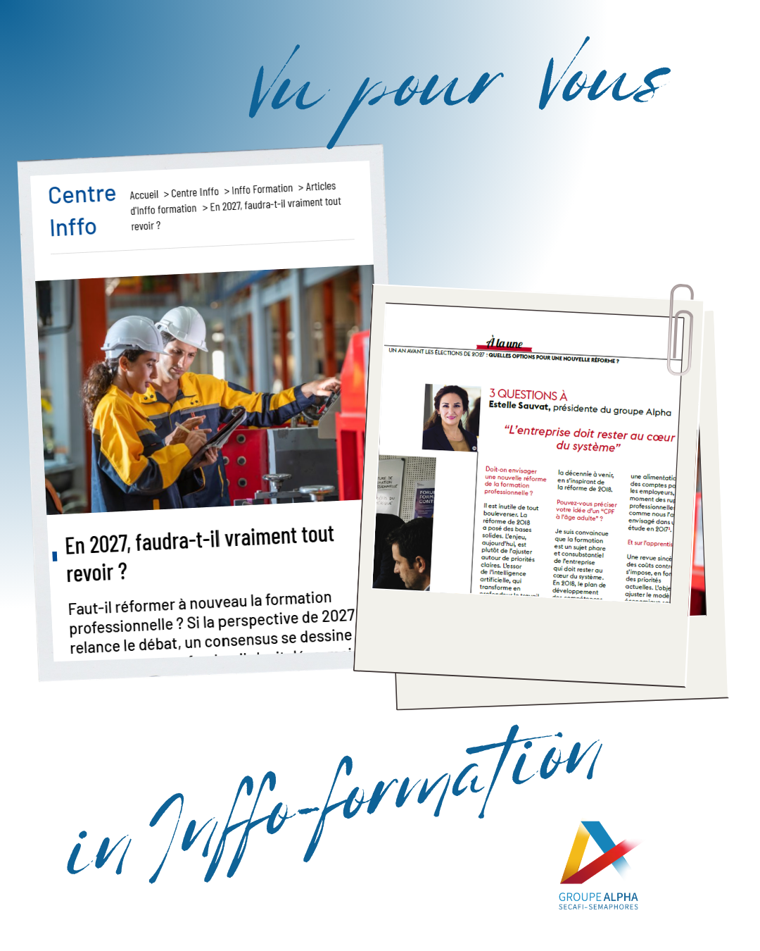 Groupe Alpha - Bienvenue