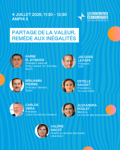 Estelle Sauvat et Pierre Ferracci interviendront aux 26èmes Rencontres économiques d'Aix-en-Provence Estelle Sauvat et Pierre Ferracci interviendront aux 26èmes Rencontres économiques d'Aix-en-Provence