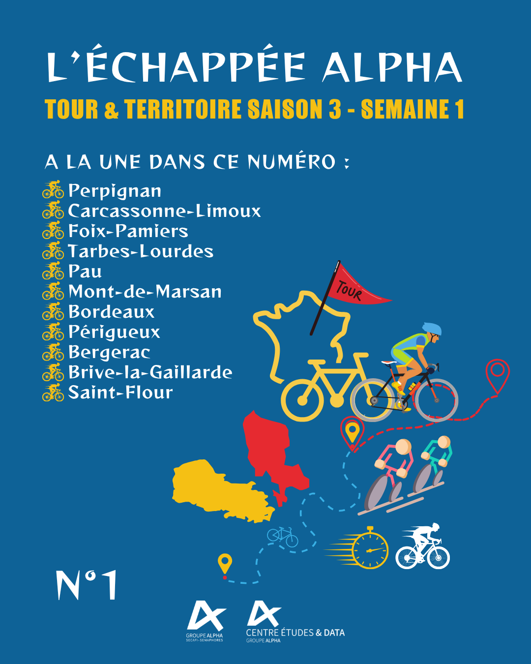 [ 3e Saison ] L'Échappée Alpha : Tour & Territoire