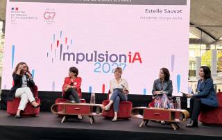 Lancement du Plan Impulsion IA 2027 par le ministre du Travail, avec l'intervention d'Estelle Sauvat Lancement du Plan Impulsion IA 2027 par le ministre du Travail, avec l'intervention d'Estelle Sauvat