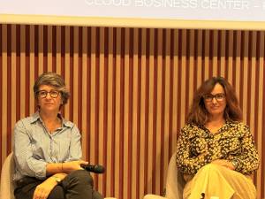 Estelle Sauvat, l'invitée d'une table ronde consacrée à l'avenir du syndicalisme Estelle Sauvat, l'invitée d'une table ronde consacrée à l'avenir du syndicalisme